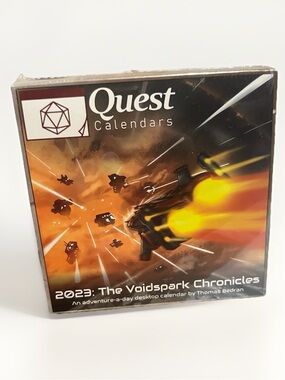 The Voidspark Chronicles 2023 Desktop Quest Calendars by Thomas Bedran